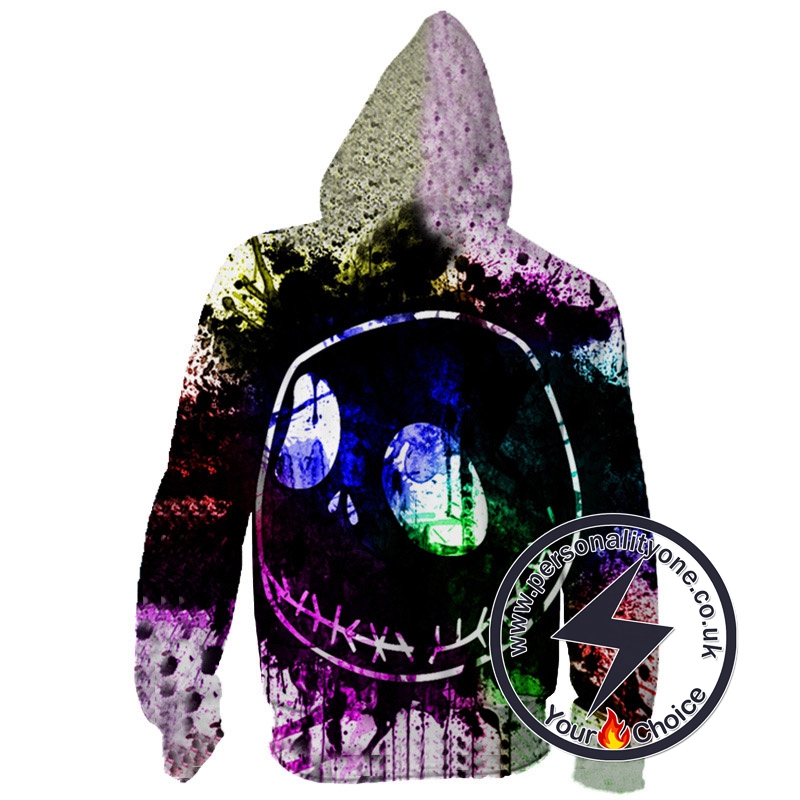 The Nightmare Before Christmas Jack Skellington Zip Up Hoodie