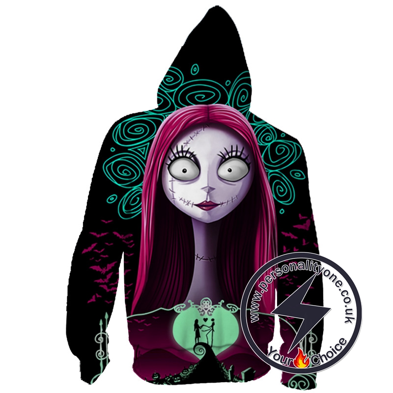 The Nightmare Before Christmas Sally Ragdoll Zip Up Hoodie