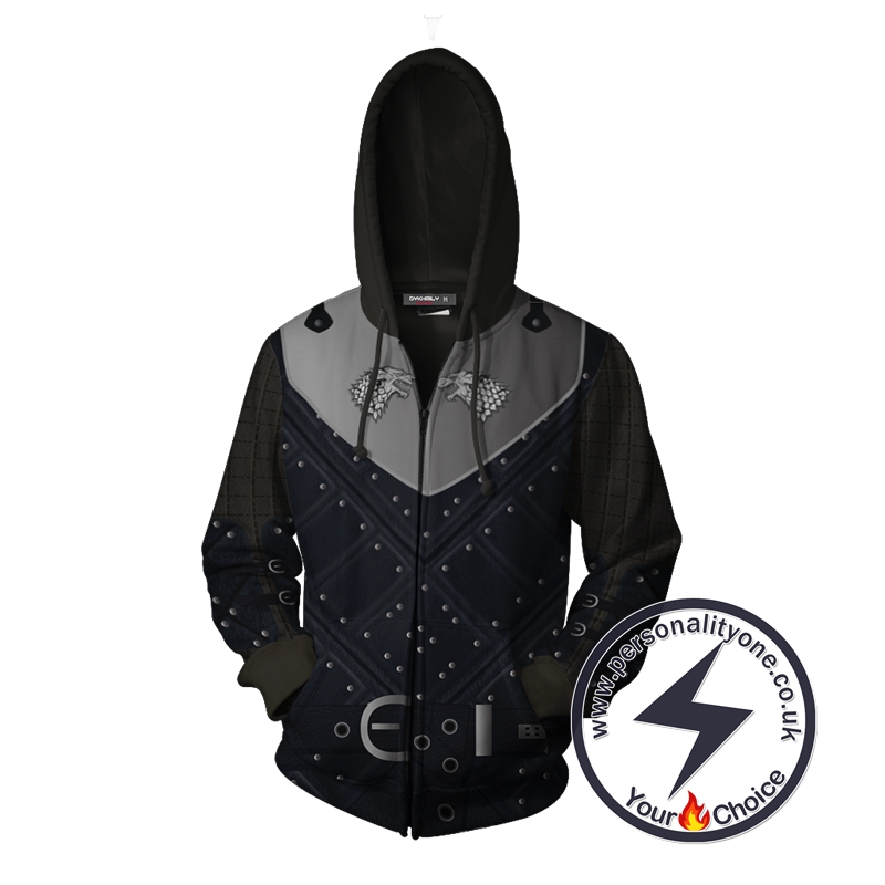 Game Of Thrones Jon Snow (Season 7) Cosplay Zip Up Hoodie Jacket