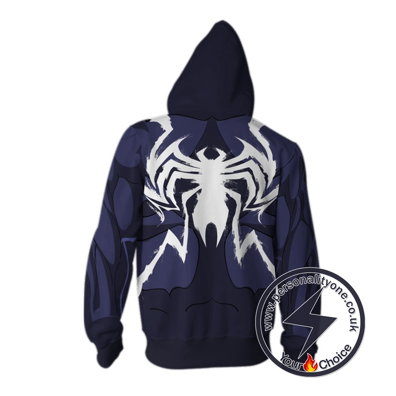 MARVEL COMICS - Venom Hero Cosplay Zip Up Hoodie Jacket
