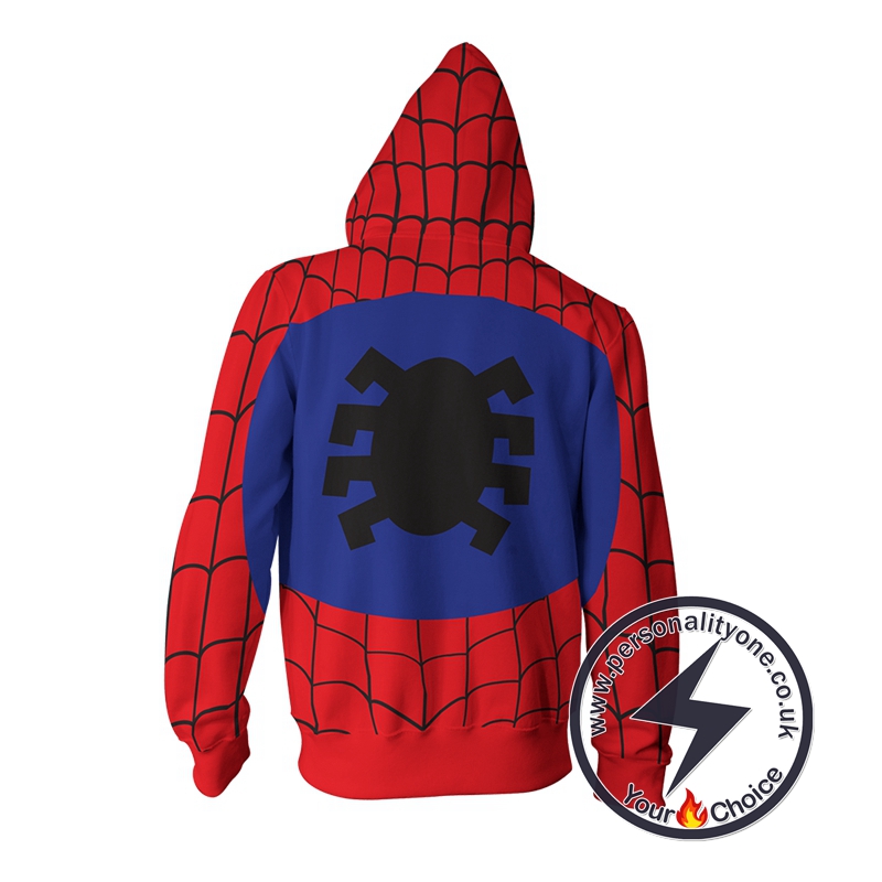 Spider-Armor MK IV Cosplay PS4 Zip Up Hoodie Jacket