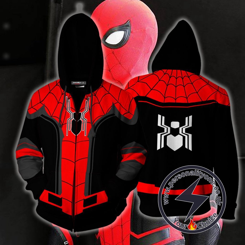 Spider-Man: Far From Home Cosplay Zip Up Hoodie Jacket