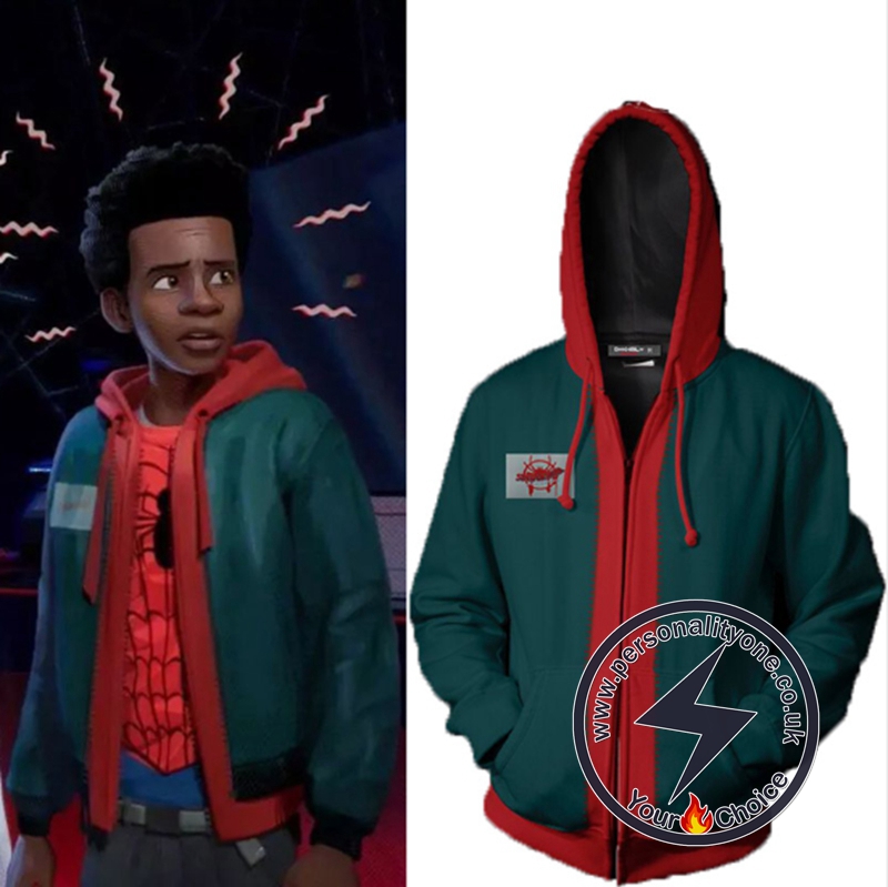 Spiderman Into the Spider Verse Miles Morales Jacket