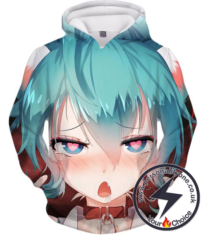 Ahegao Hoodie Hatsune Miku