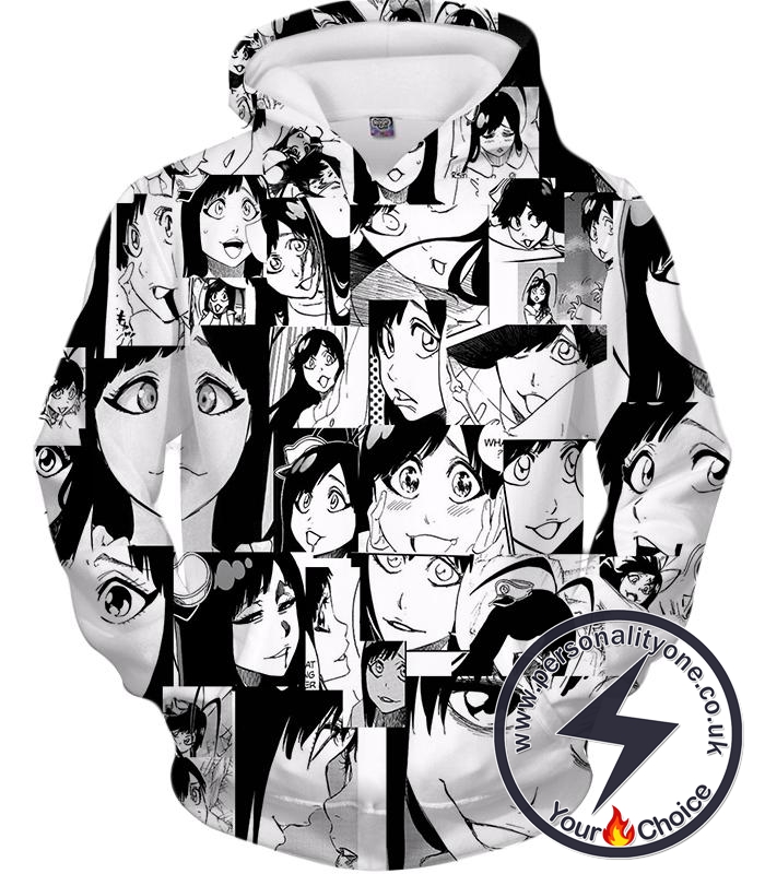 Ahegao Hoodie Stern Ritter Z The Zombie Giselle Gewelle