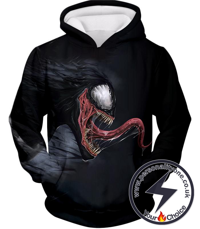 Alien Symbiotic Life Form Venom Black Hoodie
