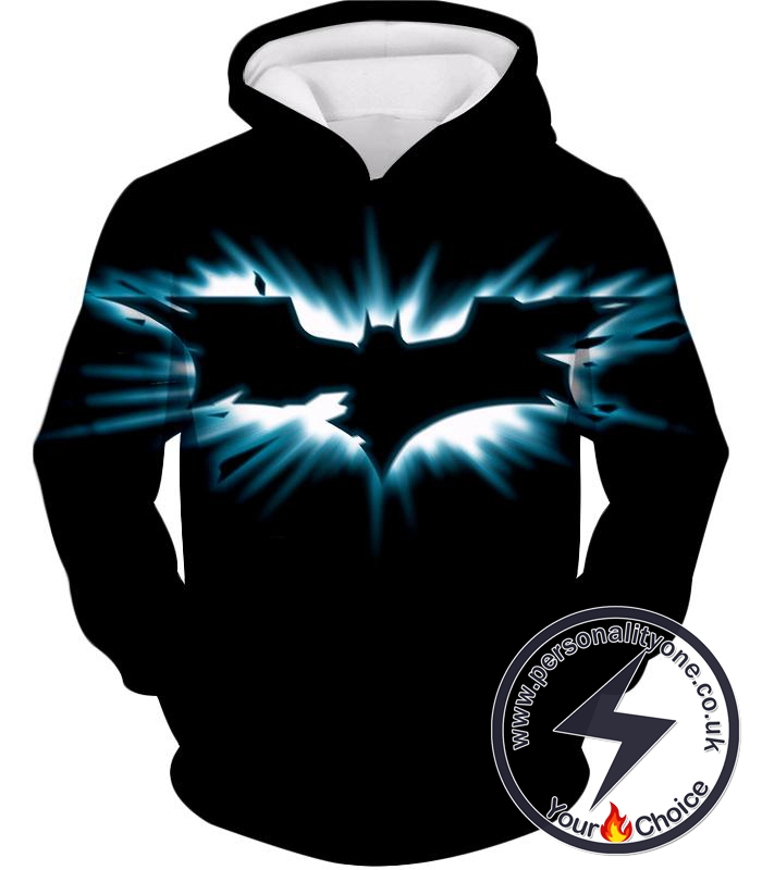 Amazing Batman Logo Graphic Promo Black Hoodie