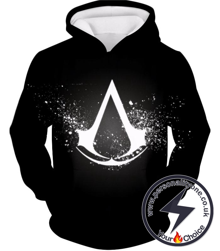Amazing Logo Assassin's Creed Cool Black Hoodie