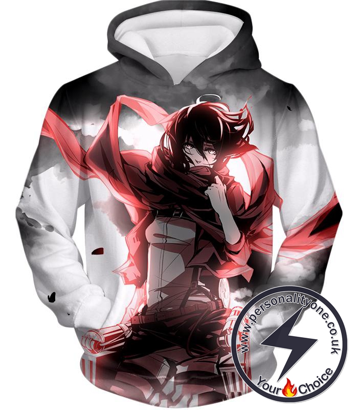 Attack on Titan Cool Survey Soldier Mikasa Ackerman Hoodie