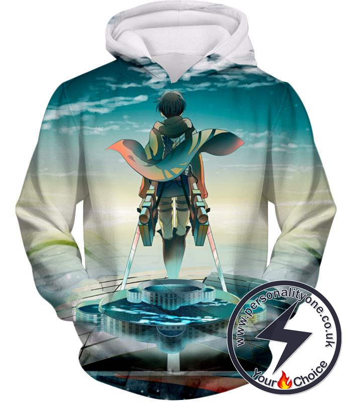 Attack on Titan Strongest Soldier of Humanity Captain Levi Ackerman Cool Graphic Hoodie