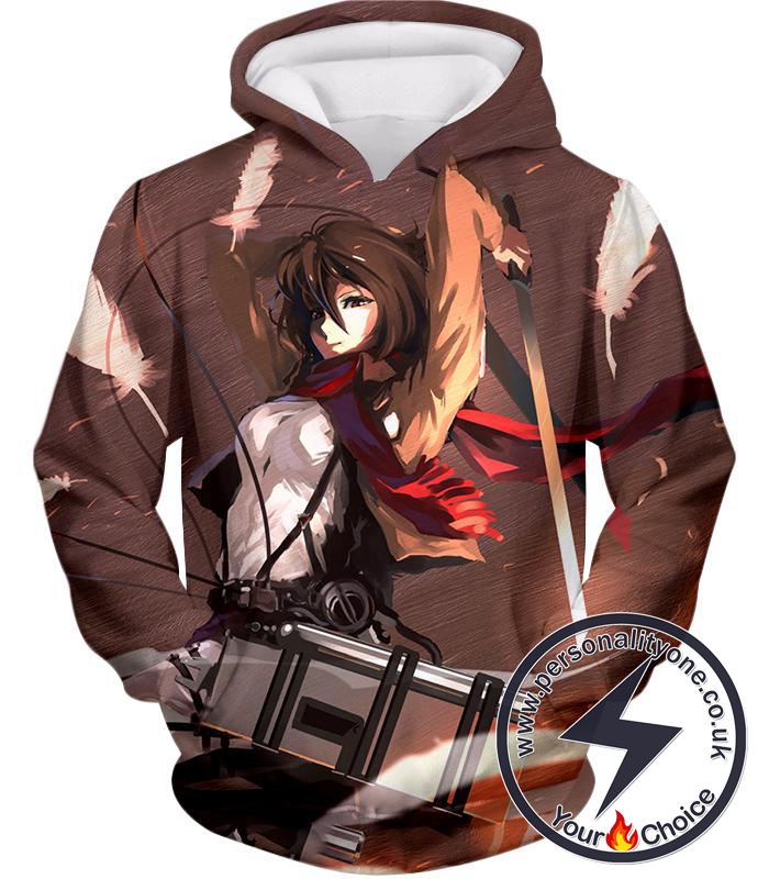 Attack on Titan The Survey Corps Emblem Black Hoodie