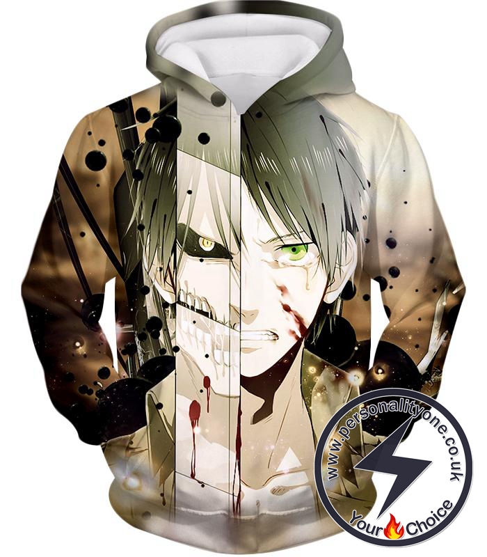 Attack on Titan The Titan Human Eren Yeager Hoodie