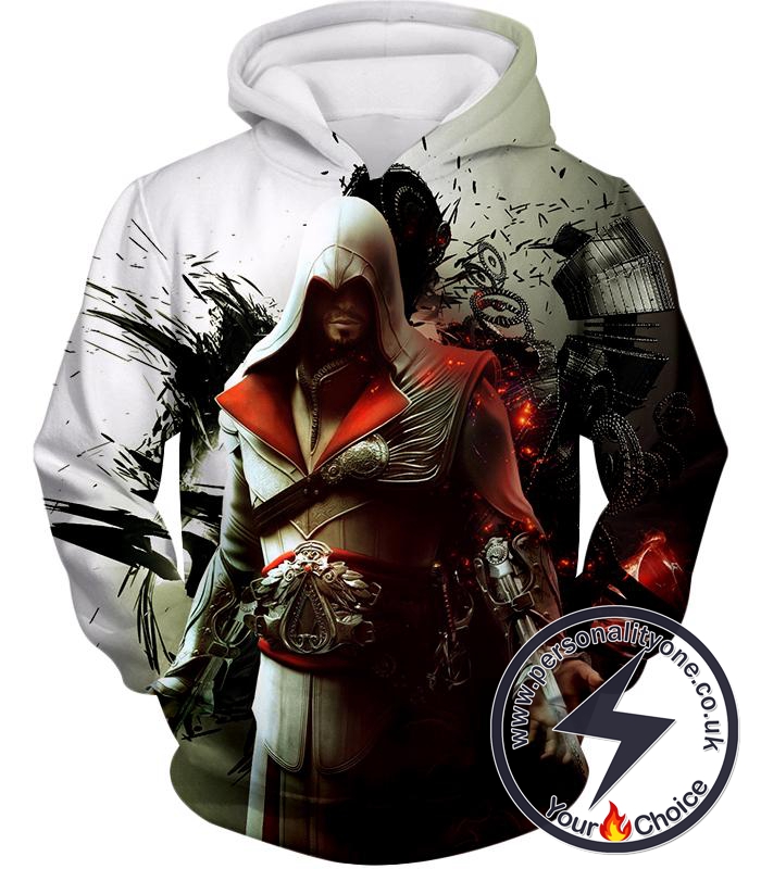 Awesome Assassin Ezio Firenze Super Cool Graphic Promo Hoodie
