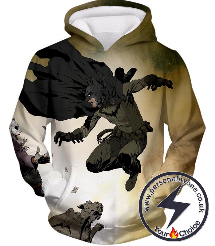 Batman Vs The Joker Cool Action Animated Hoodie