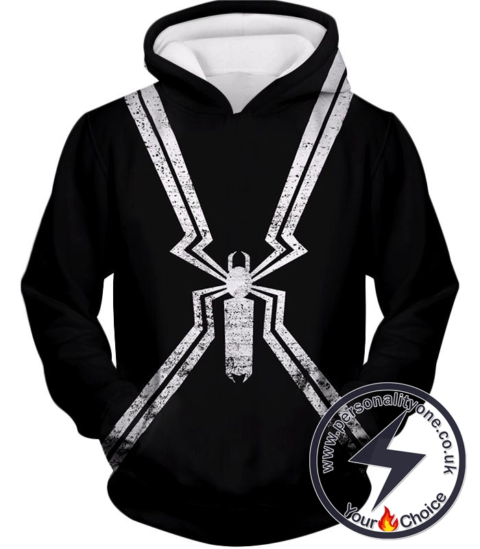 Black Spider-Man Logo Promo Hoodie