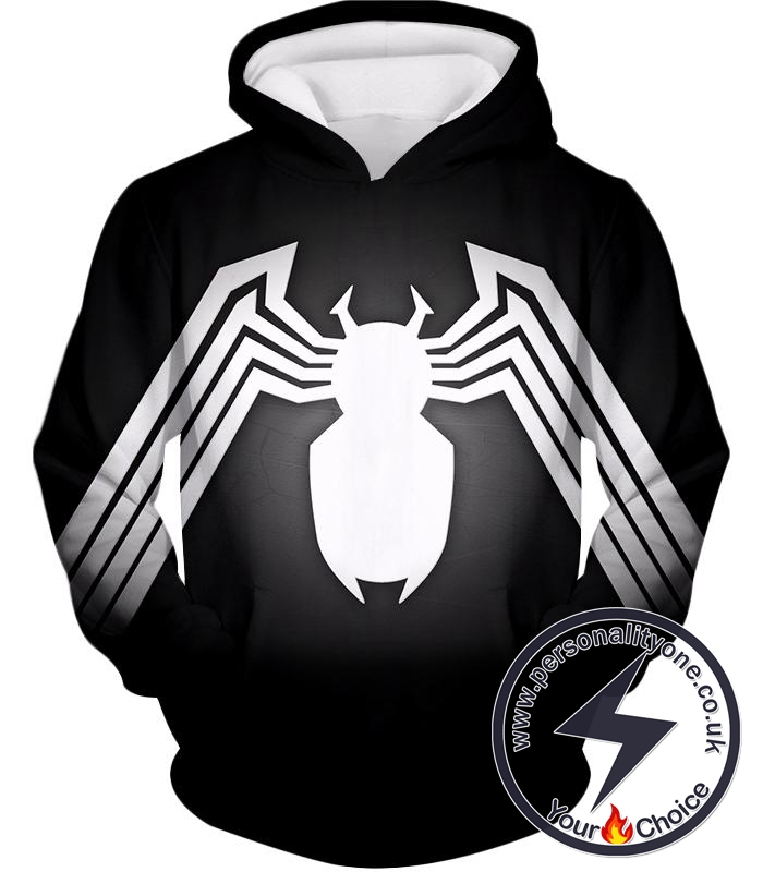Cool Venom Logo Promo Black Hoodie