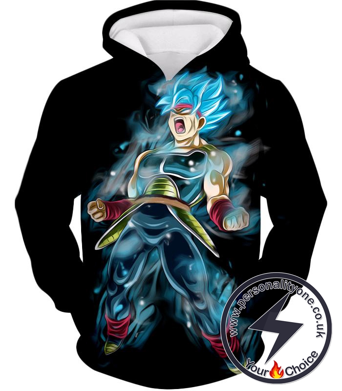 Dragon Ball Super Amazing Bardock Super Saiyan Blue Cool Black Action Hoodie