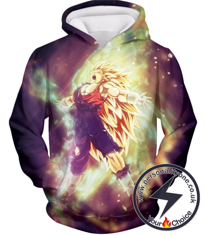 Dragon Ball Super Amazing Fusion Vegito Super Saiyan 3 Form Awesome Graphic Action Hoodie
