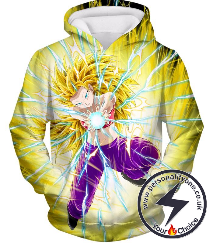 Dragon Ball Super Amazing Super Saiyan 3 Caulifla Cool Action Anime Graphic Hoodie