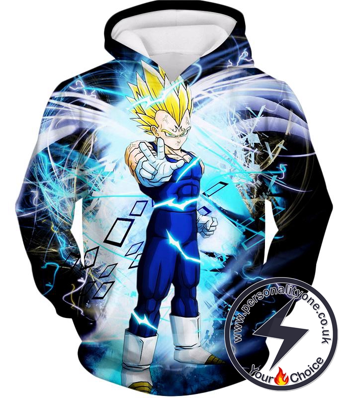 Dragon Ball Super Amazingly Powerful Majin Vegeta Super Saiyan 2 Cool Action Hoodie