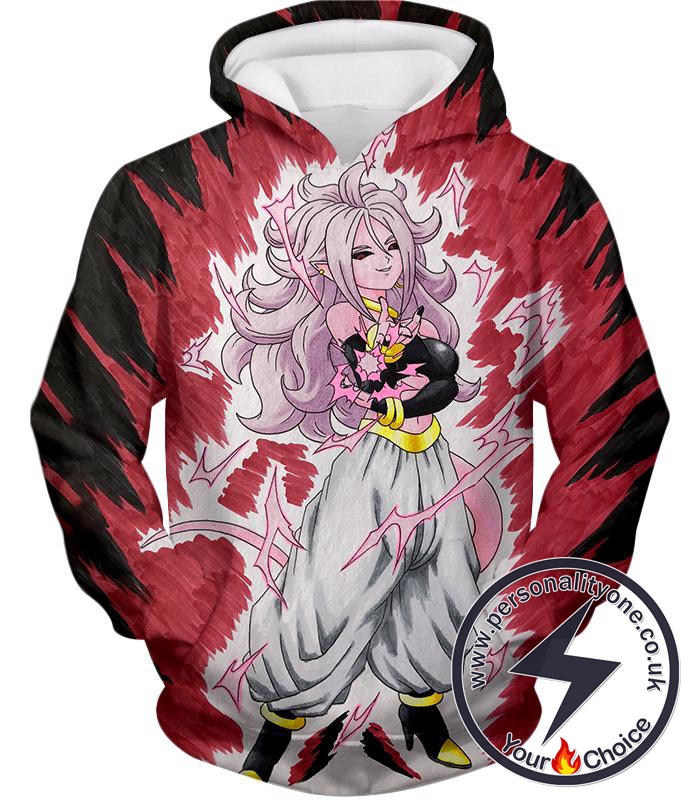 Dragon Ball Super Android 21 Ultimate Evil Form Cool Anime Promo Graphci Hoodie