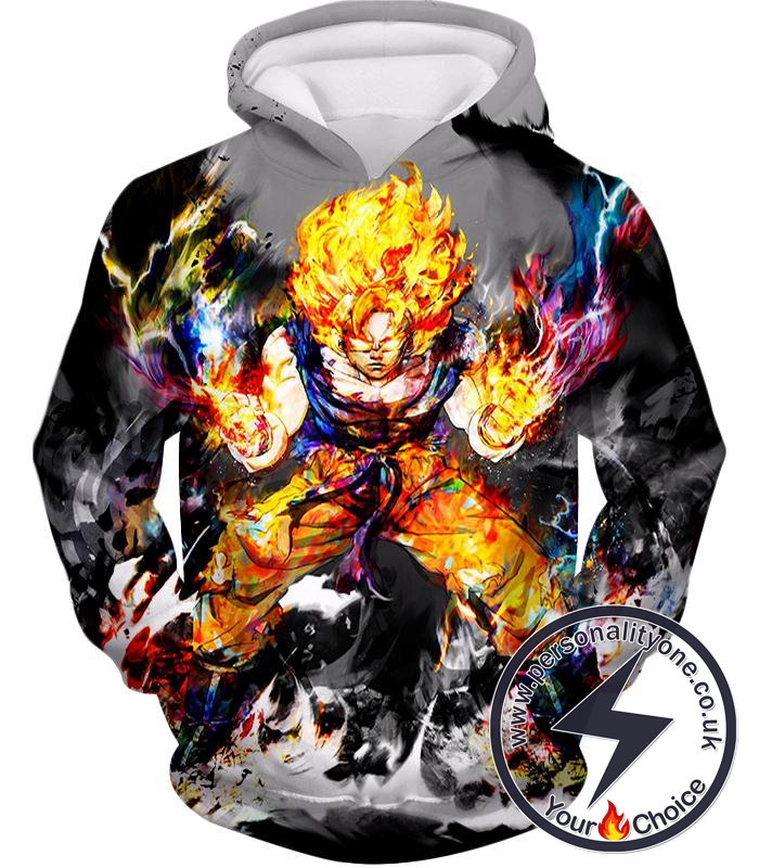 Dragon Ball Super Awesome Dragon Ball Z Goku Super Saiyan Fan Art Action Hoodie