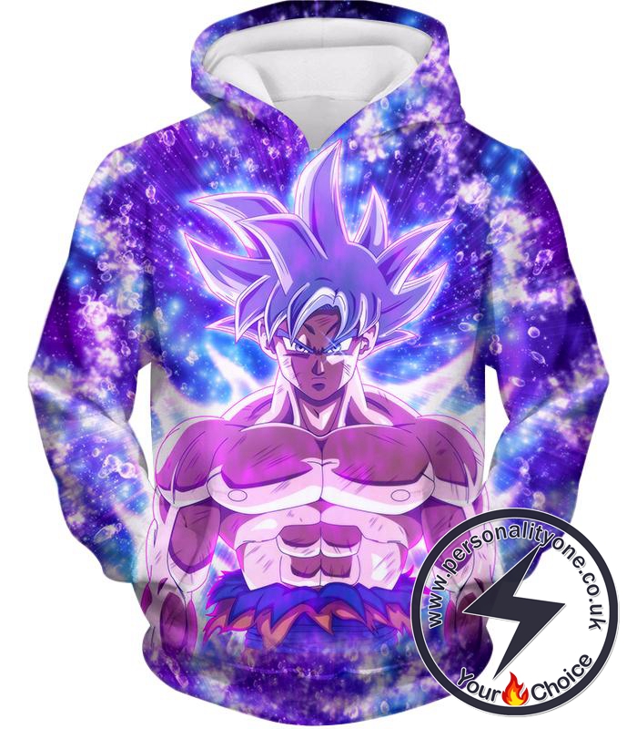 Dragon Ball Super Awesome Ultra Instinct Goku Cool Anime Promo Graphic Hoodie