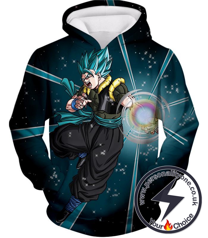 Dragon Ball Super Awesome Xeno Gogeta Super Saiyan Blue Cool Anime Action Hoodie
