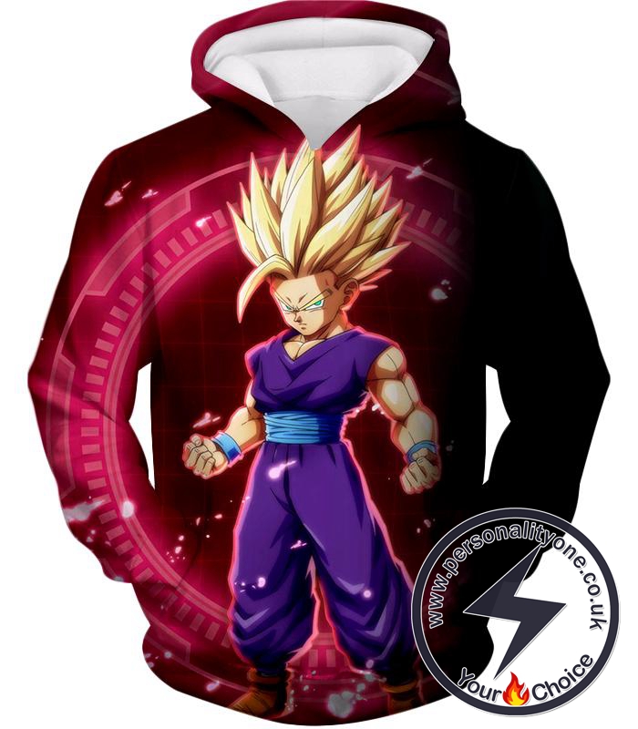 Dragon Ball Super Cool Fighter Gohan Super Saiyan 2 Form Promo Anime Hoodie