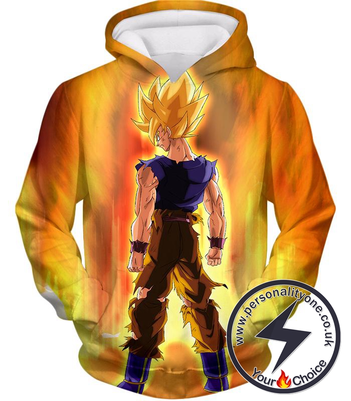 Dragon Ball Super Coolest Goku Super Saiyan 2 Awesome Action Promo Hoodie