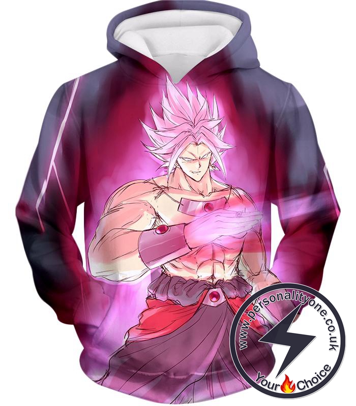 Dragon Ball Super Harnessing Infinite Power Broly The Legendary Super Saiyan Cool Anime Hoodie