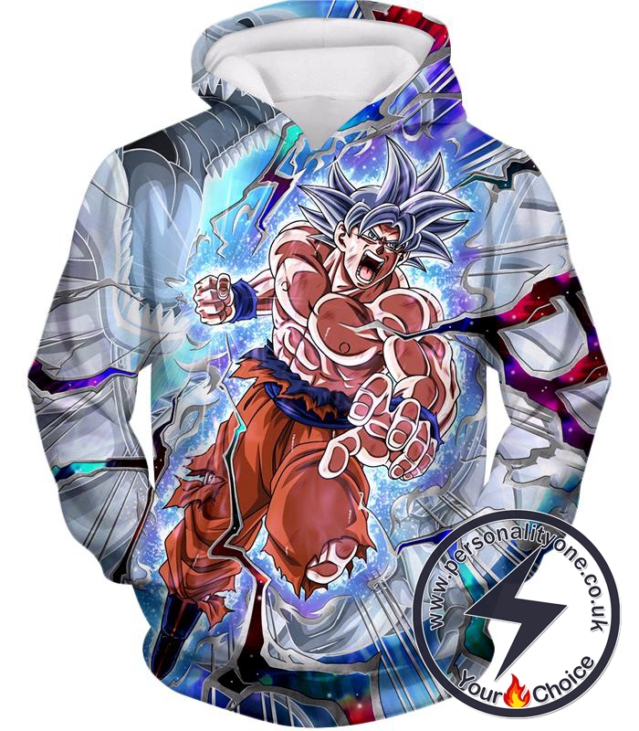 Dragon Ball Super Incredible Hero Super Saiyan White Goku Amazing Action Hoodie