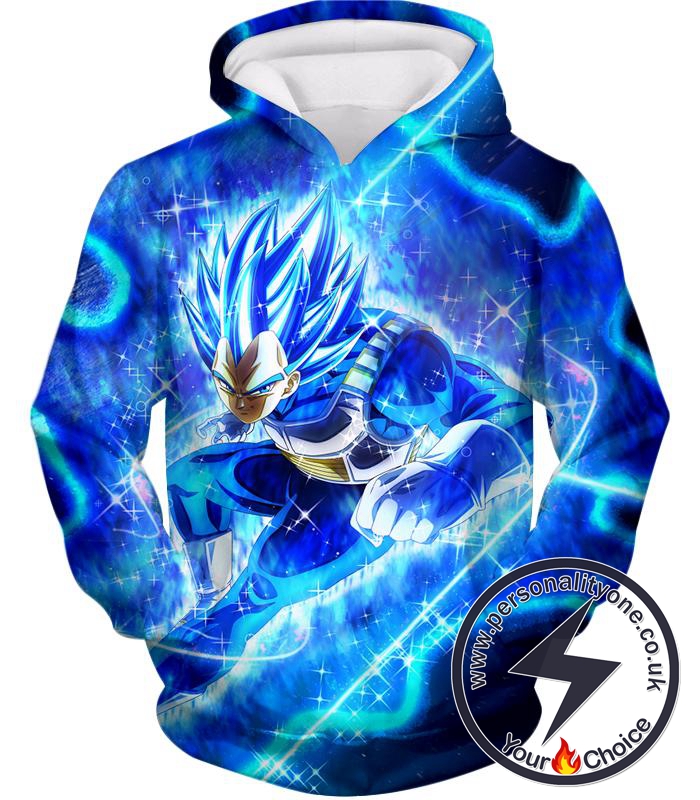 Dragon Ball Super Prince Vegeta Super Saiyan Blue Ultimate Anime Graphic Action Hoodie