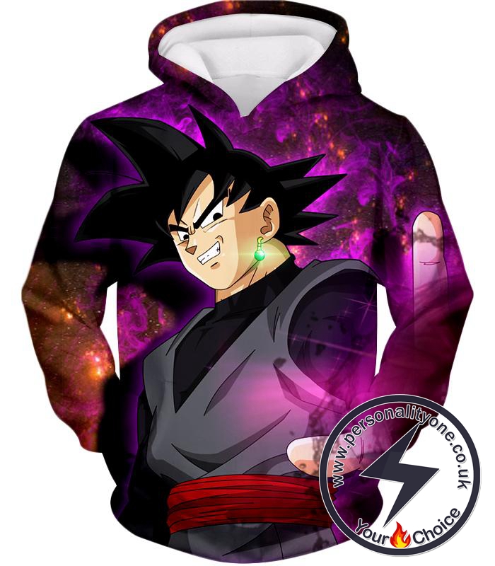 Dragon Ball Super Super Cool Black Goku Zamasu Awesome Action Hoodie
