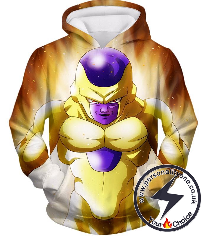 Dragon Ball Super Ultimate Form Golden Frieza Cool Promo Anime Hoodie