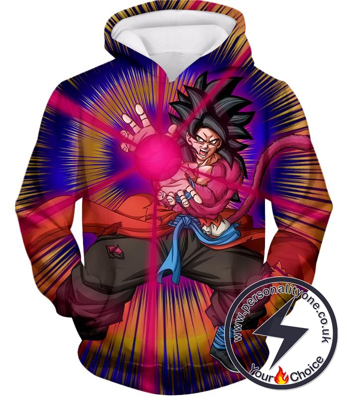 Dragon Ball Super Ultimate Goku Super Saiyan 4 Action Awesome Anime Promo Hoodie