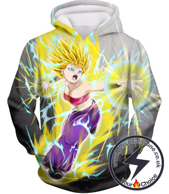 Dragon Ball Super Universe 6 Female Super Saiyan Caulifla Cool Anime Action Hoodie