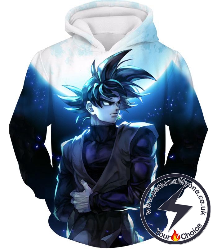 Dragon Ball Z Hoodie - Black Goku Moon Night