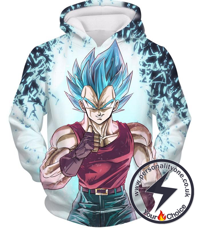 Dragon Ball Z Hoodie - Super Saiyan Blue Vegeta GT
