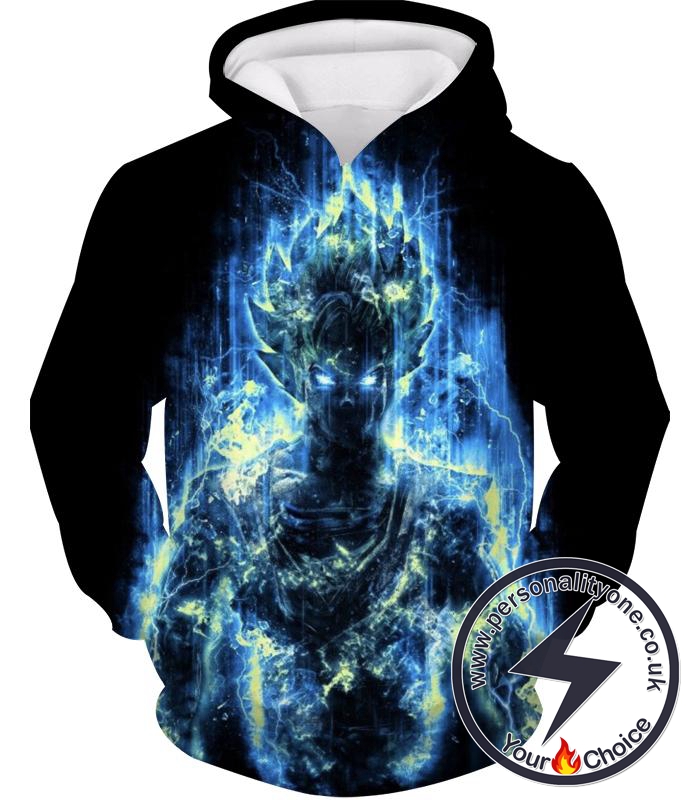 Dragon Ball Z Hoodie - Super Saiyan Goku Blue Flash