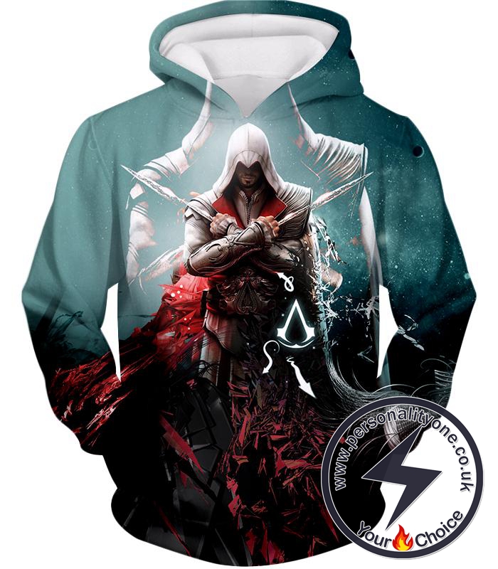 Ezio Auditore the Ultimate Assassin Cool Graphic Action Hoodie