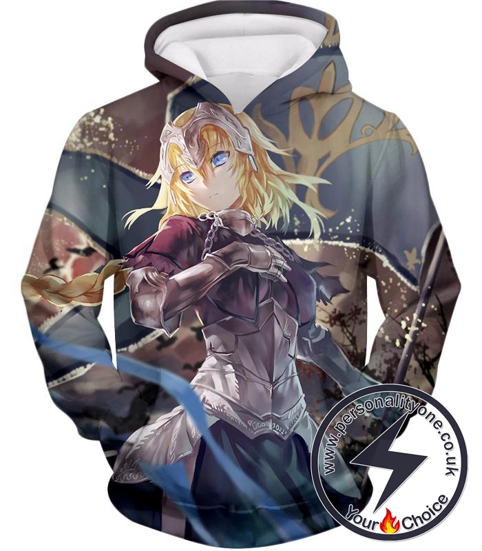 Fate Stay Night Beautiful Legend Joan of Arc Fate Apocrypha Action Hoodie