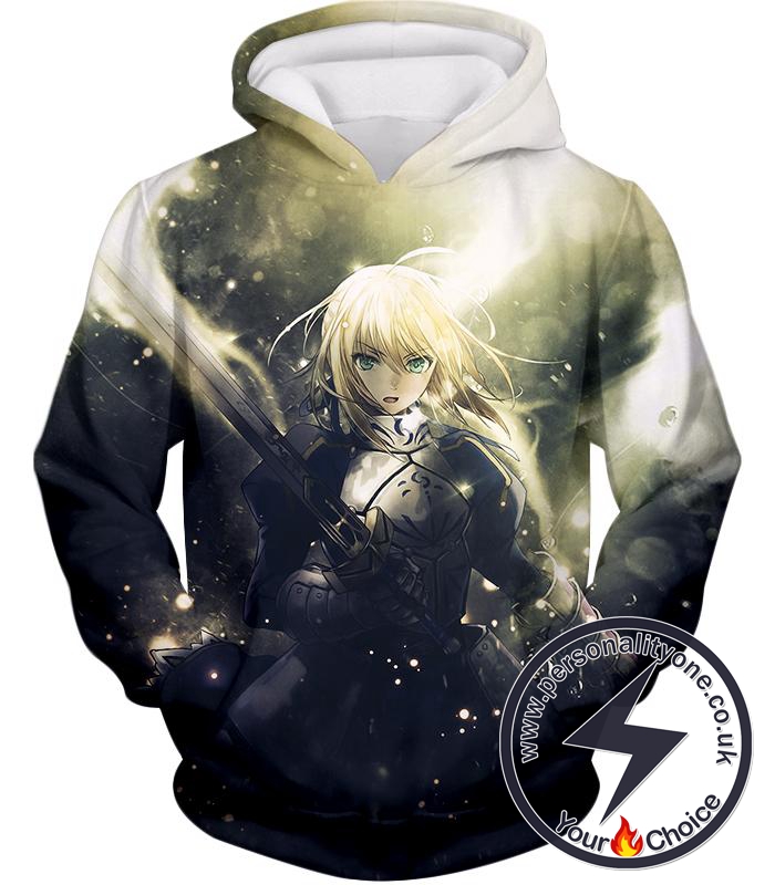 Fate Stay Night Best Fate Series Fighter Saber Arturia Pendragon Hoodie