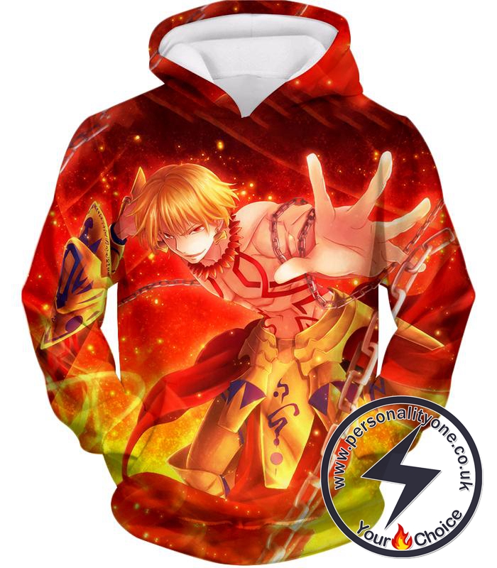 Fate Stay Night Cool Archer Class Heroic Spirit Gilgamesh Hoodie
