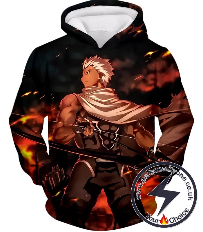 Fate Stay Night Cool Heroic Spirit Archer Shirou Emiya Action Hoodie