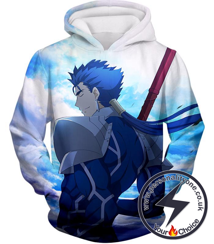 Fate Stay Night Fate Stay Night Lancer Blue Spearman of the Wind Cool Hoodie