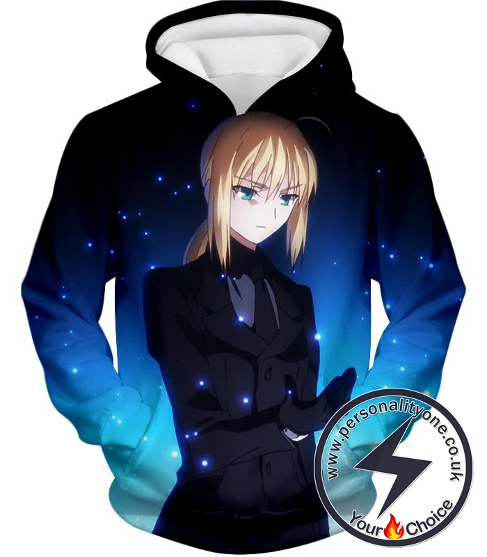 Fate Stay Night Fate Stay Night Saber Suit Altria Pendragon Hoodie