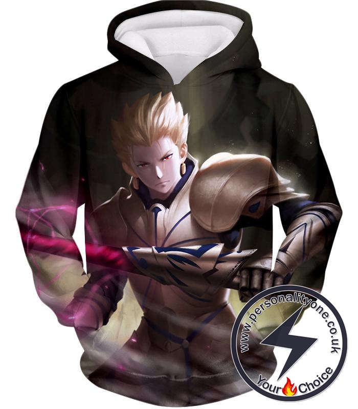 Fate Stay Night Fate Zero Archer Class Hero Gilgamesh Action Hoodie