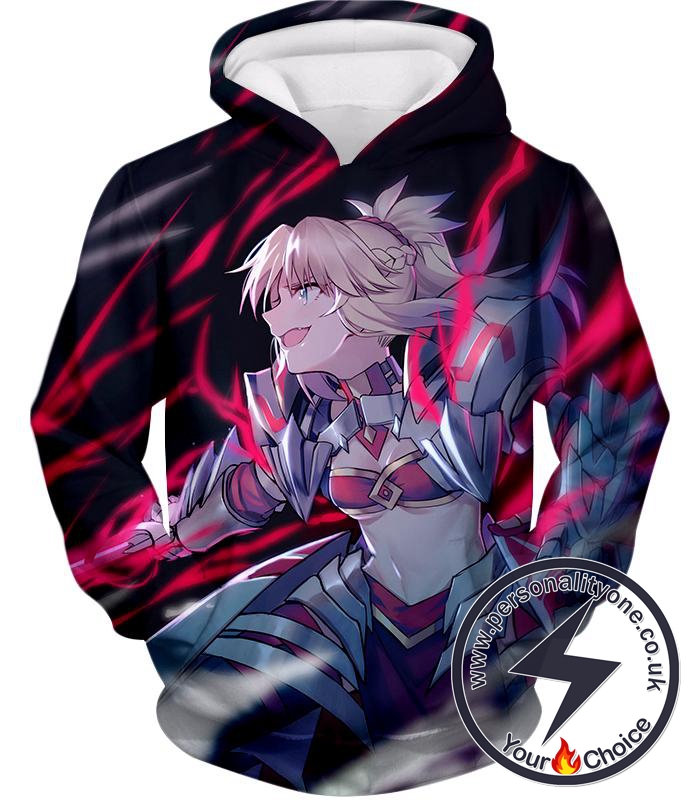 Fate Stay Night Fierce Villain Fate Arturia Alter Action Hoodie