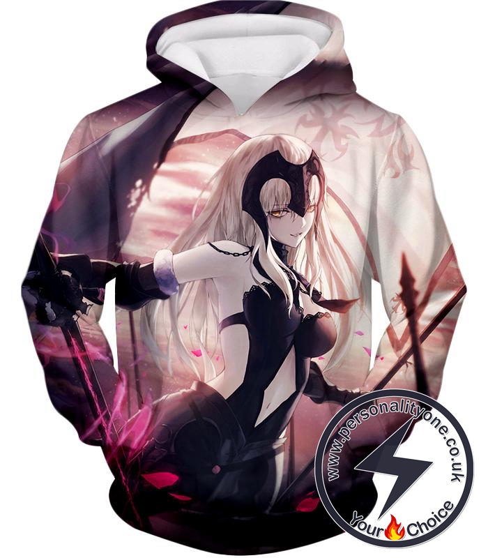 Fate Stay Night Grand Order Jeanne Alter Cool Action Hoodie